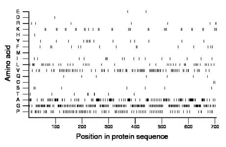 amino acid map